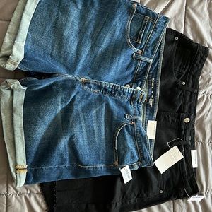 Two Old Navy OG denim shorts